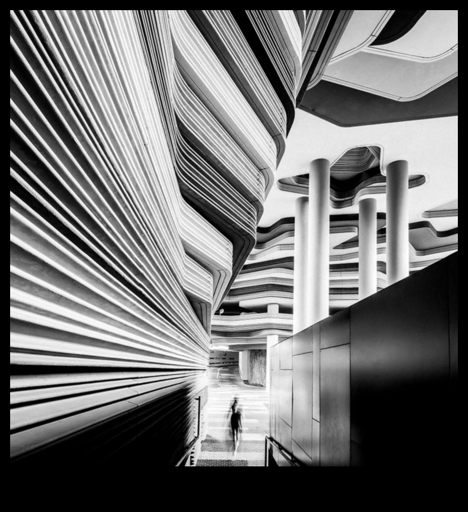 Diagonale dinamice: stăpânirea impactului vizual cu stiluri de fotografie arhitecturală